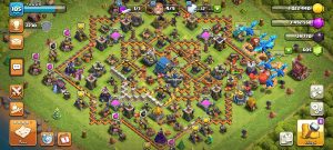 خرید اکانت کلش اف کلنز تانهال 12 لول 105 کد 13603