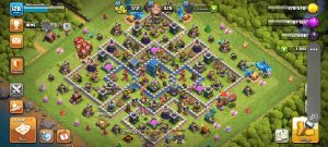 خرید اکانت کلش اف کلنز تانهال 12 لول 128 کد 13622