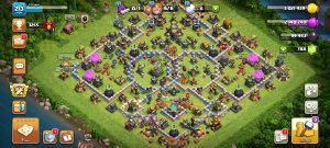 خرید اکانت کلش اف کلنز تانهال 14 لول 213 کد 13743