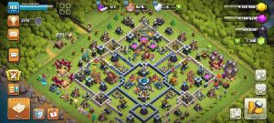 خرید اکانت کلش اف کلنز تانهال 13 لول 166 کد 13739