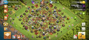 خرید اکانت کلش اف کلنز تانهال 11 لول 109 کد 13768