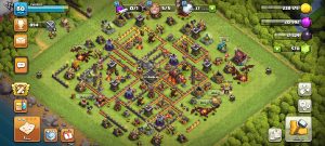 خرید اکانت کلش اف کلنز تانهال 10 لول 80 کد 13753