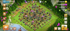 خرید اکانت کلش اف کلنز تانهال 17 لول 256 کد 13769