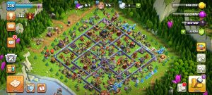 خرید اکانت کلش اف کلنز تانهال 17 لول 236 کد 13751