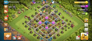 خرید اکانت کلش اف کلنز تانهال 12 لول 109 کد 13816