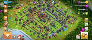 خرید اکانت کلش اف کلنز تانهال 17 لول 258 کد 13862