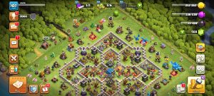 خرید اکانت کلش اف کلنز تانهال 12 لول 107 کد 13797