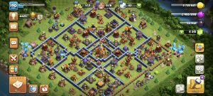 خرید اکانت کلش اف کلنز تانهال 16 لول 190 کد 13803