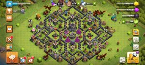 خرید اکانت کلش اف کلنز تانهال 9 لول 50 کد 13868