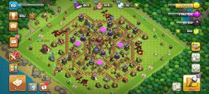 خرید اکانت کلش اف کلنز تانهال 10 لول 80 کد 13869