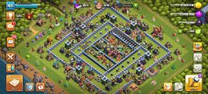 خرید اکانت کلش اف کلنز تانهال 14 لول 165 کد 13826