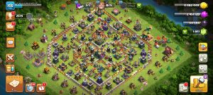 خرید اکانت کلش اف کلنز تانهال 14 لول 156 کد 13830