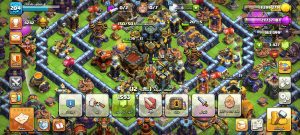 خرید اکانت کلش اف کلنز تانهال 17 لول 204 کد 13948