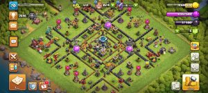 خرید اکانت کلش اف کلنز تانهال 13 لول 70 کد 13950