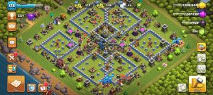 خرید اکانت کلش اف کلنز تانهال 12 لول 128 کد 13979