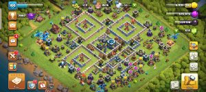 خرید اکانت کلش اف کلنز تانهال 13 لول 167 کد 13980