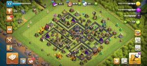 خرید اکانت کلش اف کلنز تانهال 9 لول 53 کد 13900
