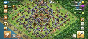 خرید اکانت کلش اف کلنز تانهال 16 لول 210 کد 13903