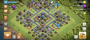خرید اکانت کلش اف کلنز تانهال 12 لول 99 کد 13904