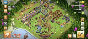 خرید اکانت کلش اف کلنز تانهال 16 لول 242 کد 13912