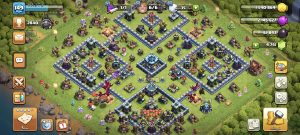 خرید اکانت کلش اف کلنز تانهال 13 لول 149 کد 13930