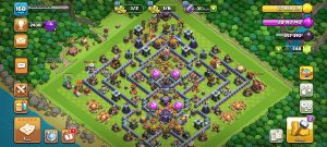 خرید اکانت کلش اف کلنز تانهال 15 لول 160 کد 13967