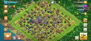 خرید اکانت کلش اف کلنز تانهال 15 لول 172 کد 13982