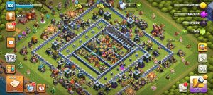 خرید اکانت کلش اف کلنز تانهال 14 لول 166 کد 13895