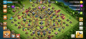 خرید اکانت کلش اف کلنز تانهال 14 لول 148 کد 14000