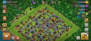 خرید اکانت کلش اف کلنز تانهال 16 لول 166 کد 14039