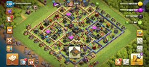 خرید اکانت کلش اف کلنز تانهال 17 لول 230 کد 14104