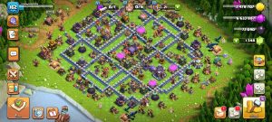 خرید اکانت کلش اف کلنز تانهال 15 لول 162 کد 14115