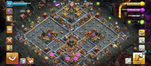 خرید اکانت کلش اف کلنز تانهال 17 لول 215 کد 14124