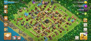 خرید اکانت کلش اف کلنز تانهال 17 لول 221 کد 14128