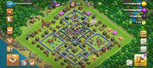 خرید اکانت کلش اف کلنز تانهال 14 لول 139 کد 14107