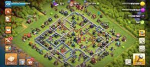 خرید اکانت کلش اف کلنز تانهال 14 لول 210 کد 14046