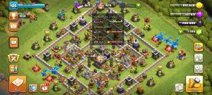 خرید اکانت کلش اف کلنز تانهال 11 لول 107 کد 14015