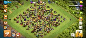 خرید اکانت کلش اف کلنز تانهال 10 لول 77 کد 14069