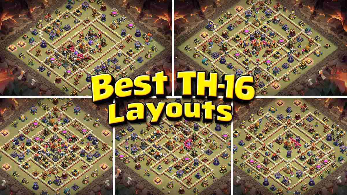 10 تا مپ وار قوی برای تاون هال 16 کلش آف کلنز