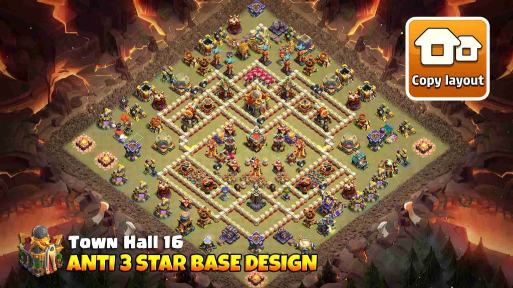 10 تا مپ وار قوی برای تاون هال 16 کلش آف کلنز