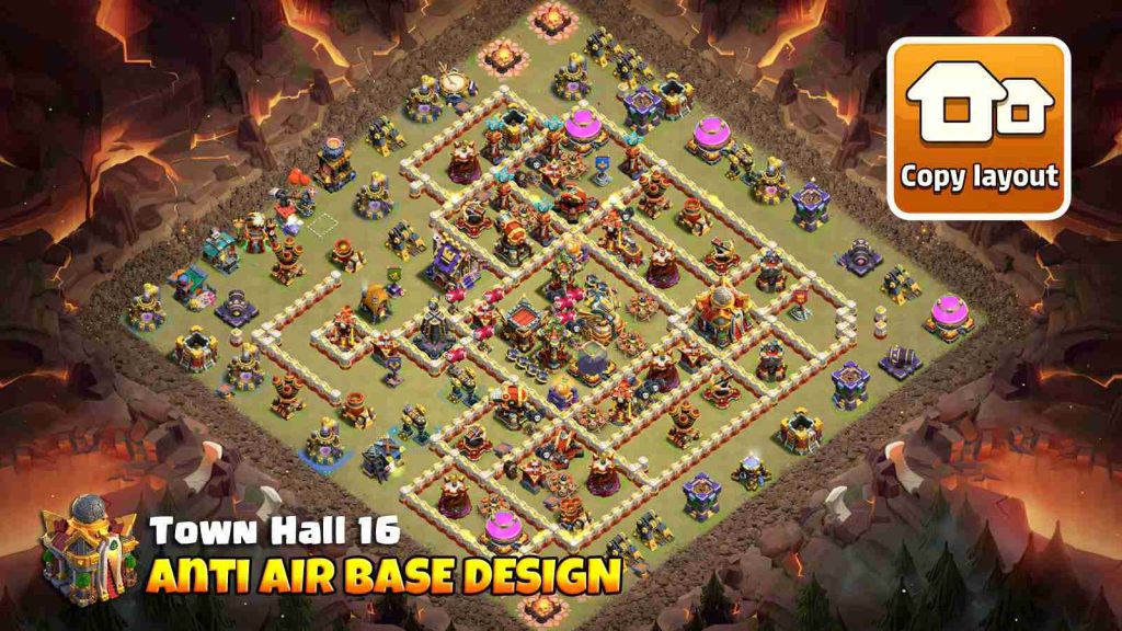 10 تا مپ وار قوی برای تاون هال 16 کلش آف کلنز