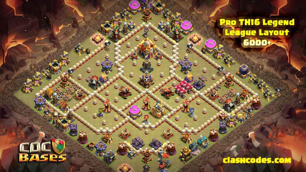 10 تا مپ وار قوی برای تاون هال 16 کلش آف کلنز