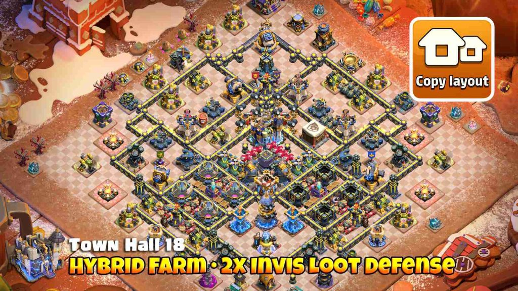 مپ وار تاون هال 18 کلش آف کلنز