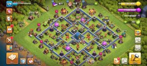 خرید اکانت کلش اف کلنز تانهال 12 لول 124 کد 14138