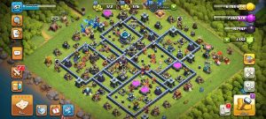 خرید اکانت کلش اف کلنز تانهال 13 لول 157 کد 14188