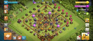 خرید اکانت کلش اف کلنز تانهال 10 لول ۹۰ کد 14191