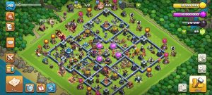 خرید اکانت کلش اف کلنز تانهال 13 لول 149 کد 14215