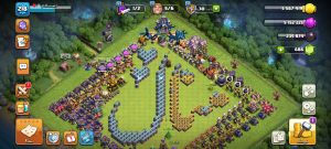 خرید اکانت کلش اف کلنز تانهال 15 لول 213 کد 14221