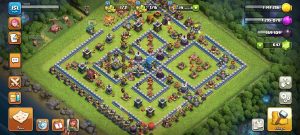 خرید اکانت کلش اف کلنز تانهال 12 لول 151 کد 14247