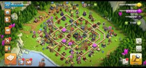 خرید اکانت کلش اف کلنز تانهال 17 لول 212 کد 14308